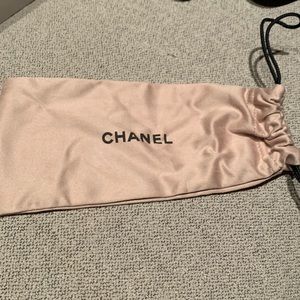 Chanel glasses cloth bag